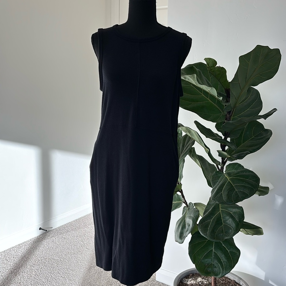 A New Day Black Sleeveless Sheath Mini Dress